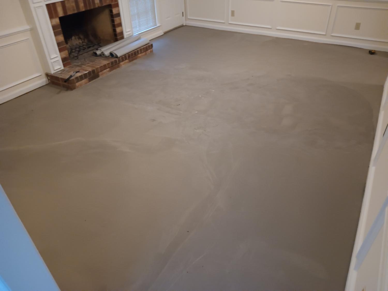 Subfloor prep before new flooring