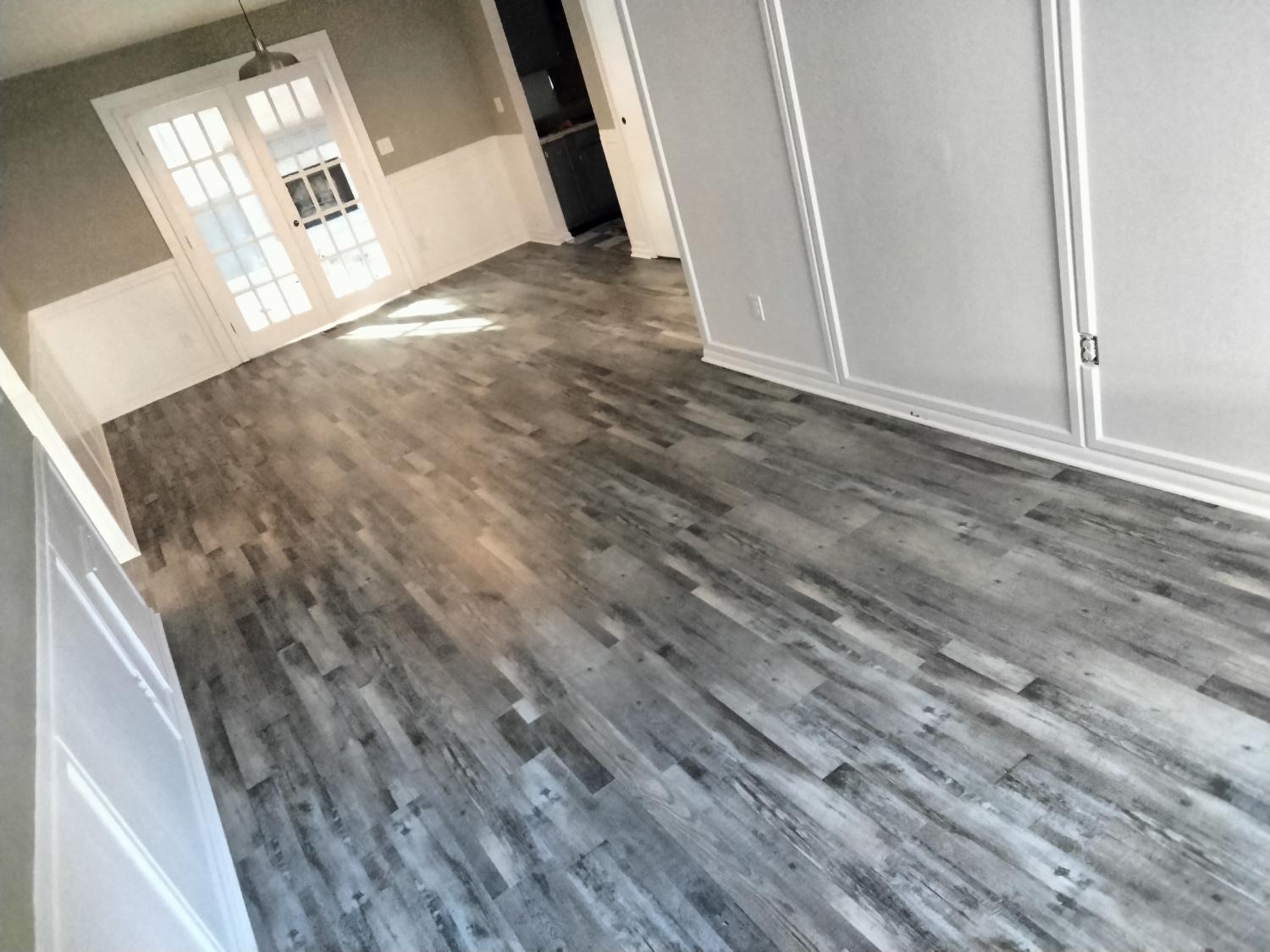 Gray LVP open living area